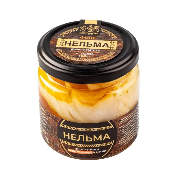Нельма филе ломтики х/к Деликатесы Севера 180гр, 12шт/кор