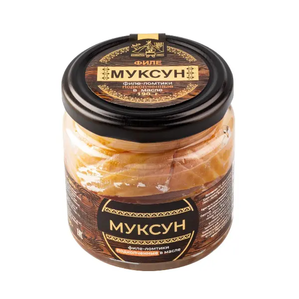 Муксун филе ломтики х/к Деликатесы Севера 180гр, 12шт/кор